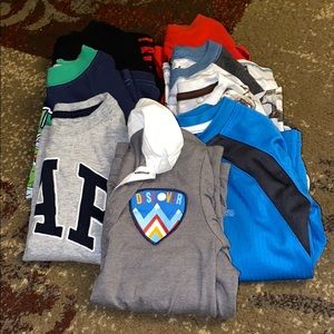Bundle of (7) long sleeve 4T shirts